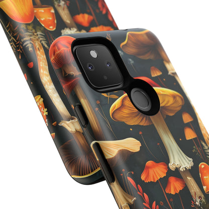 Whimsical Mushroom Phone Case | Tough Cases – Unique Nature Design, Eco-Friendly Cover, Gift for Nature Lovers, Phone Accessory, Fall Decor