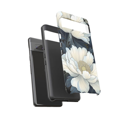 Elegant Floral Phone Case, Floral iPhone Cover, Flower Art Phone Case, Eco-Friendly Mobile Protection, Tough & Stylish Phone Case