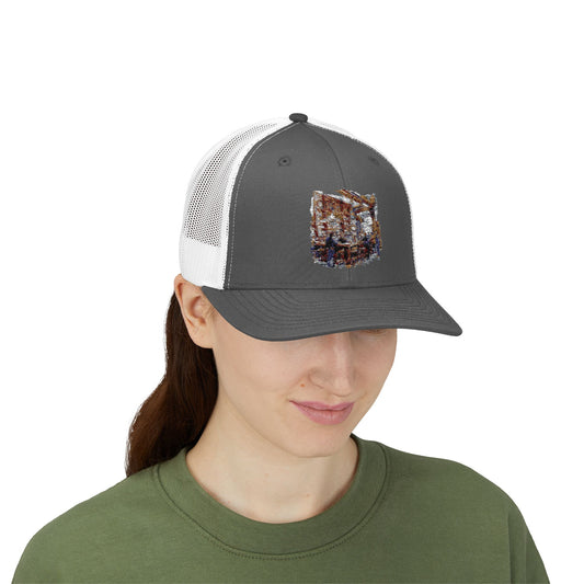 Stylish Snapback Trucker Cap with Unique Design, Casual Cap for Outdoor Activities, Gift for Dad, Trendy Hat for All Seasons, Summer [...]