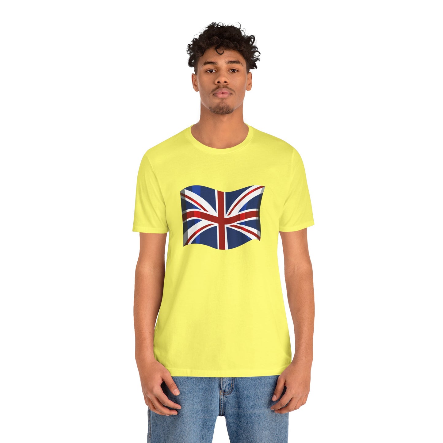 Unisex Jersey Short Sleeve Tee - UK Flag - Union Jack Artwork