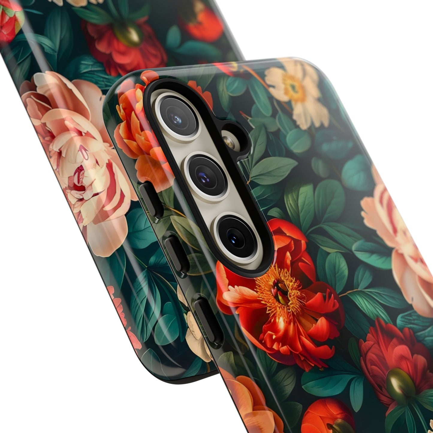 Floral Phone Case - Tough Cases, Vibrant Protection, Gift for Her, Cute Floral Design, Trendy Accessory, Perfect for Spring