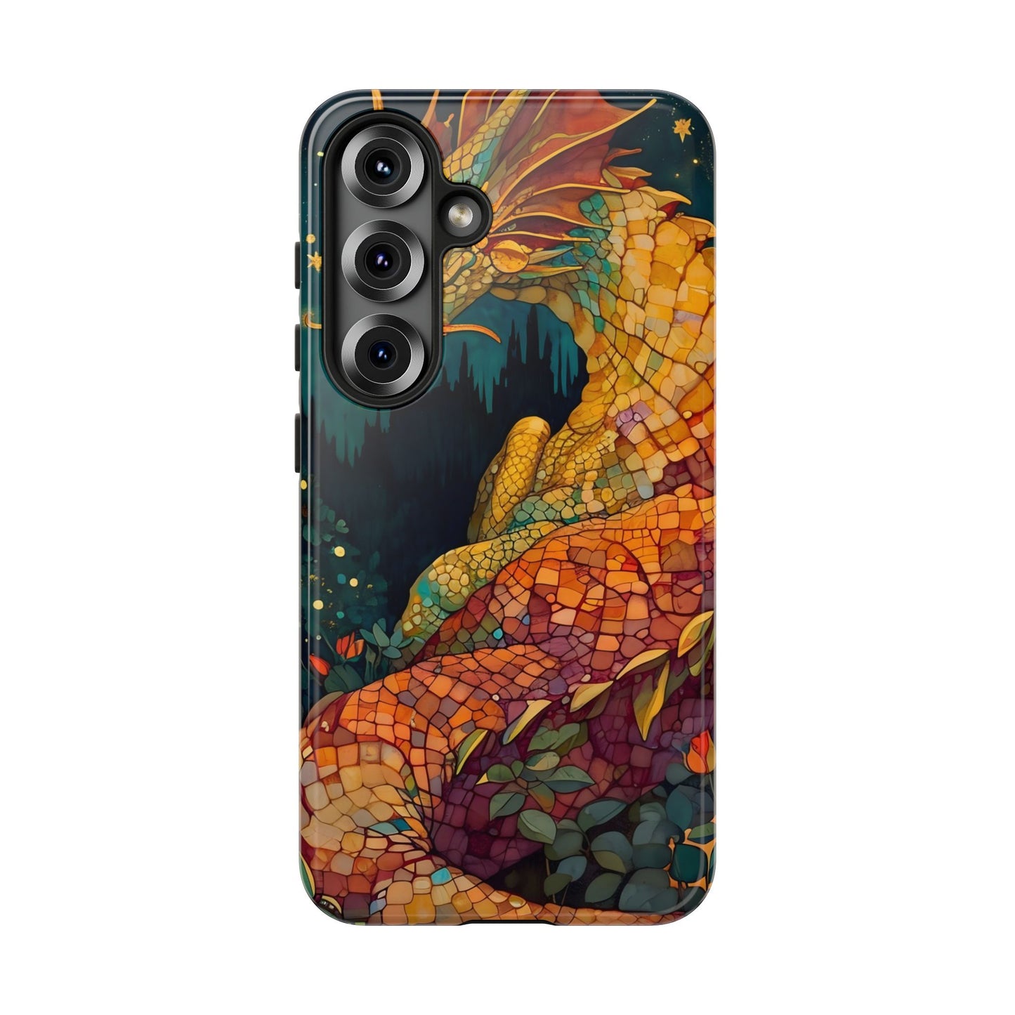 Dragon Art Phone Case, Tough Phone Cover, Fantasy Gift, Unique Mobile Accessory, Dragon Lover Gift, Stylish Protection