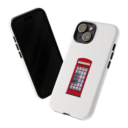 Red Telephone Booth Phone Case - Tough & Stylish Protection