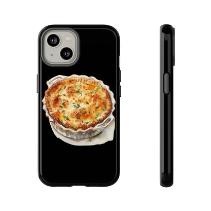 Quiche Phone Case - Funky Kitchen Decor, Foodie Gift, Chef Accessories, Culinary Art, Quirky Phone Cover