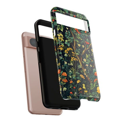 Floral Phone Case - Tough Cases, Colorful Nature Design, Gift for Flower Lovers, Phone Accessory, Unique Cell Phone Cover