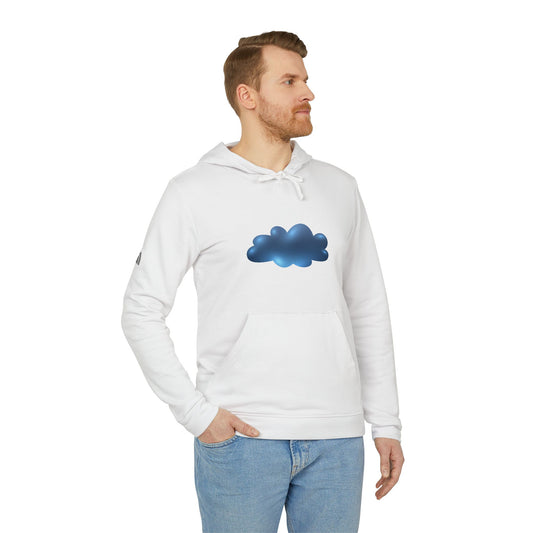 adidas Unisex Fleece Hoodie - Serene Cloudscape - Dreamy Cloud