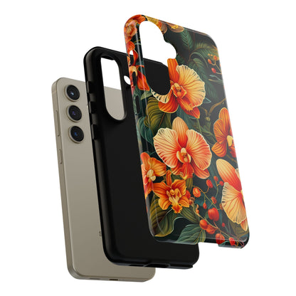 Floral Phone Case - Tough Cases, Protective Cover, Gift for Her, Smartphone Accessory, Floral Design, Nature-Inspired