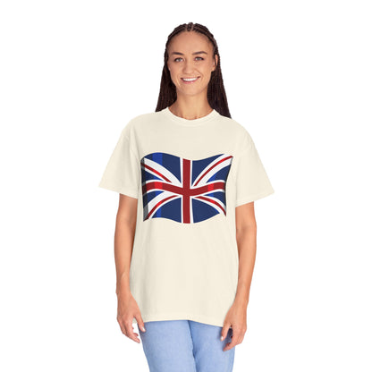 Unisex Garment-Dyed T-shirt - The Union Jack - Symbol of Britain