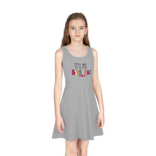 Girls' Sundress - Boho Birthday Girl Animal Print Design - Perfect for Parties!