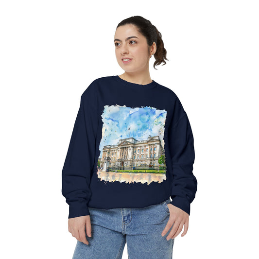 Unisex Garment-Dyed Sweatshirt - Fields & Forests - The Heart of British Nature