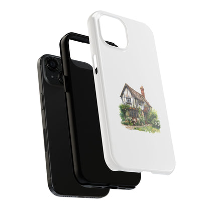 Charming Cottage Tough Phone Case - Rustic Home Design