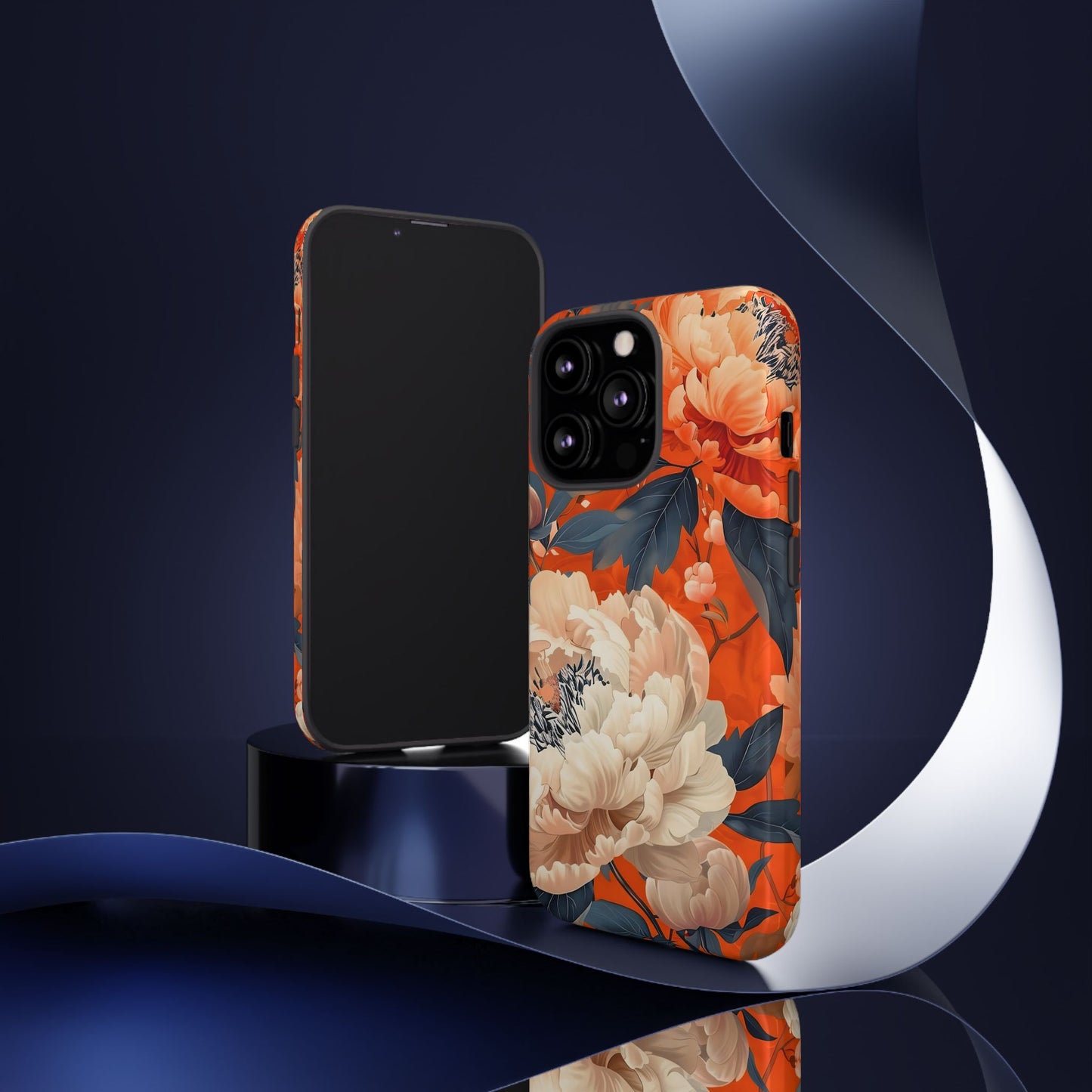 Floral Tough Case, Durable Floral Phone Case, Stylish Protection Case, Gift for Her, Spring Accessories, Mother’s Day Gift