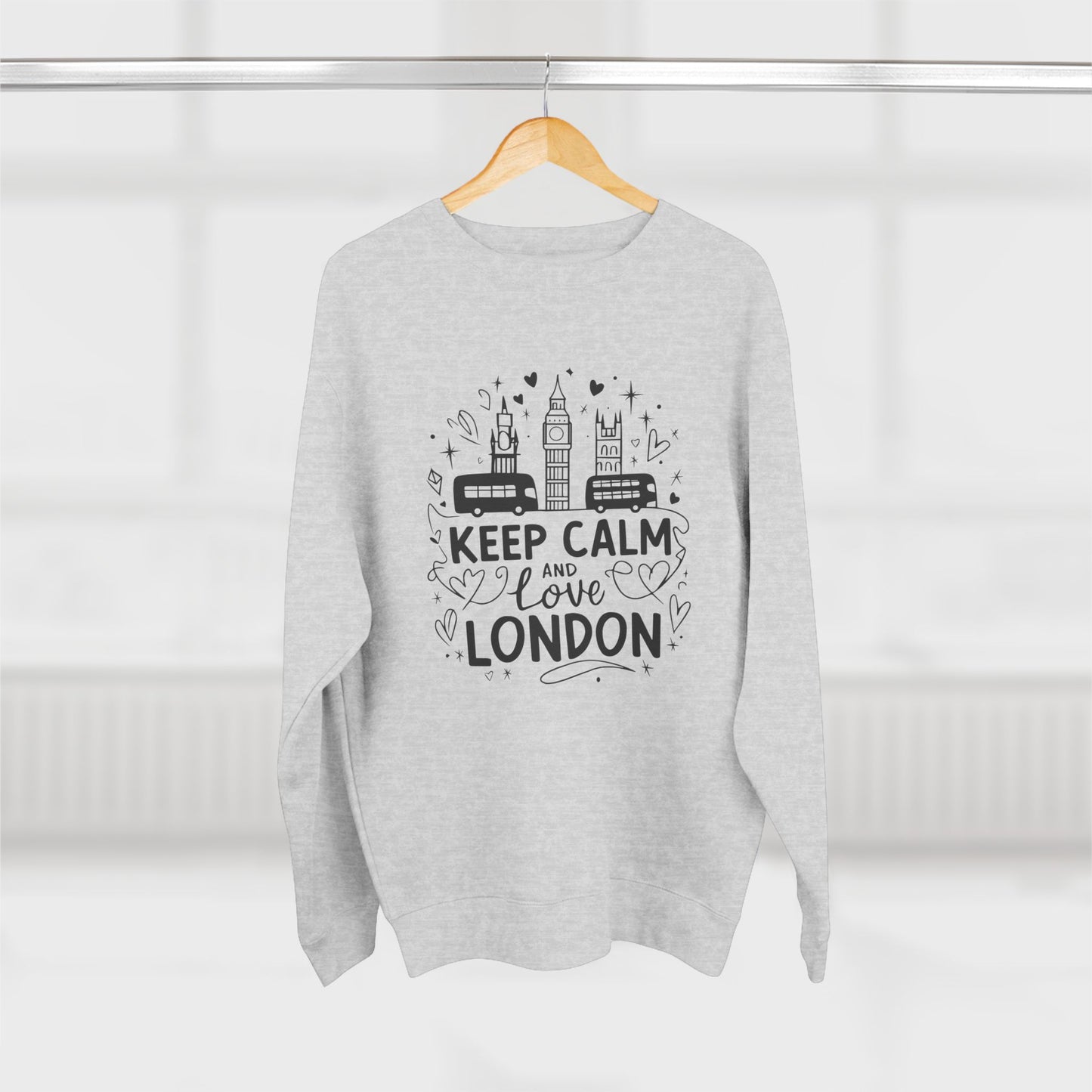 Unisex Crewneck Sweatshirt -  Keep calm and love London