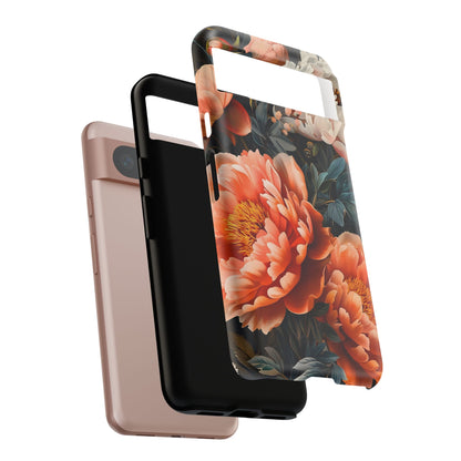 Floral Phone Case - Tough Cases, Durable Cover, Flower Design, Unique Gift, Phone Accessories