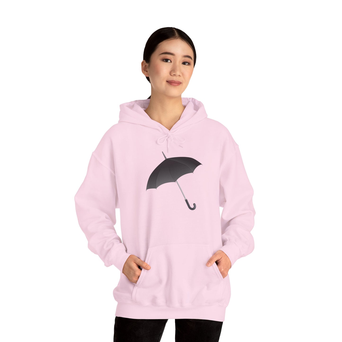 Unisex Heavy Blend™ Hooded Sweatshirt - Regal Royal Umbrella - Elegant and Majestic