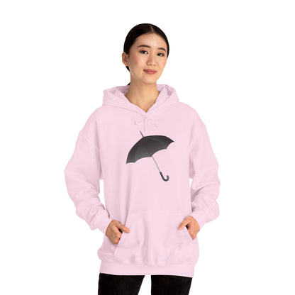 Unisex Heavy Blend™ Hooded Sweatshirt - Regal Royal Umbrella - Elegant and Majestic