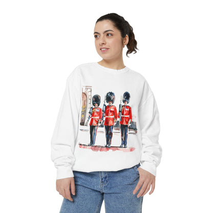 Unisex Garment-Dyed Sweatshirt - British Royal Guard