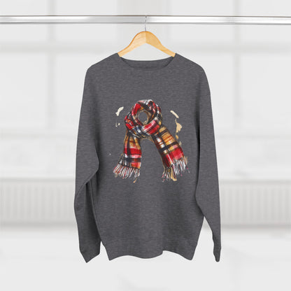 Unisex Crewneck Sweatshirt - Classic British Plaid Scarf