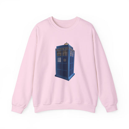 Unisex Heavy Blend™ Crewneck Sweatshirt Trendy - British Police Public Call Box