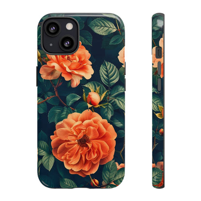 Floral Phone Case, Tough Cases for Nature Lovers, Botanical Design, Phone Protection, Gift for Her, Trending Floral Accessories