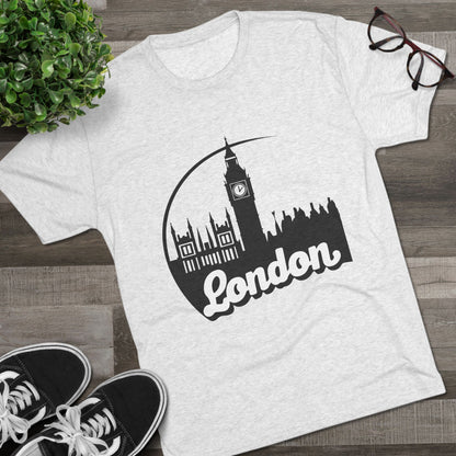 London High-Grade Unisex Tri-Blend Crew Tee