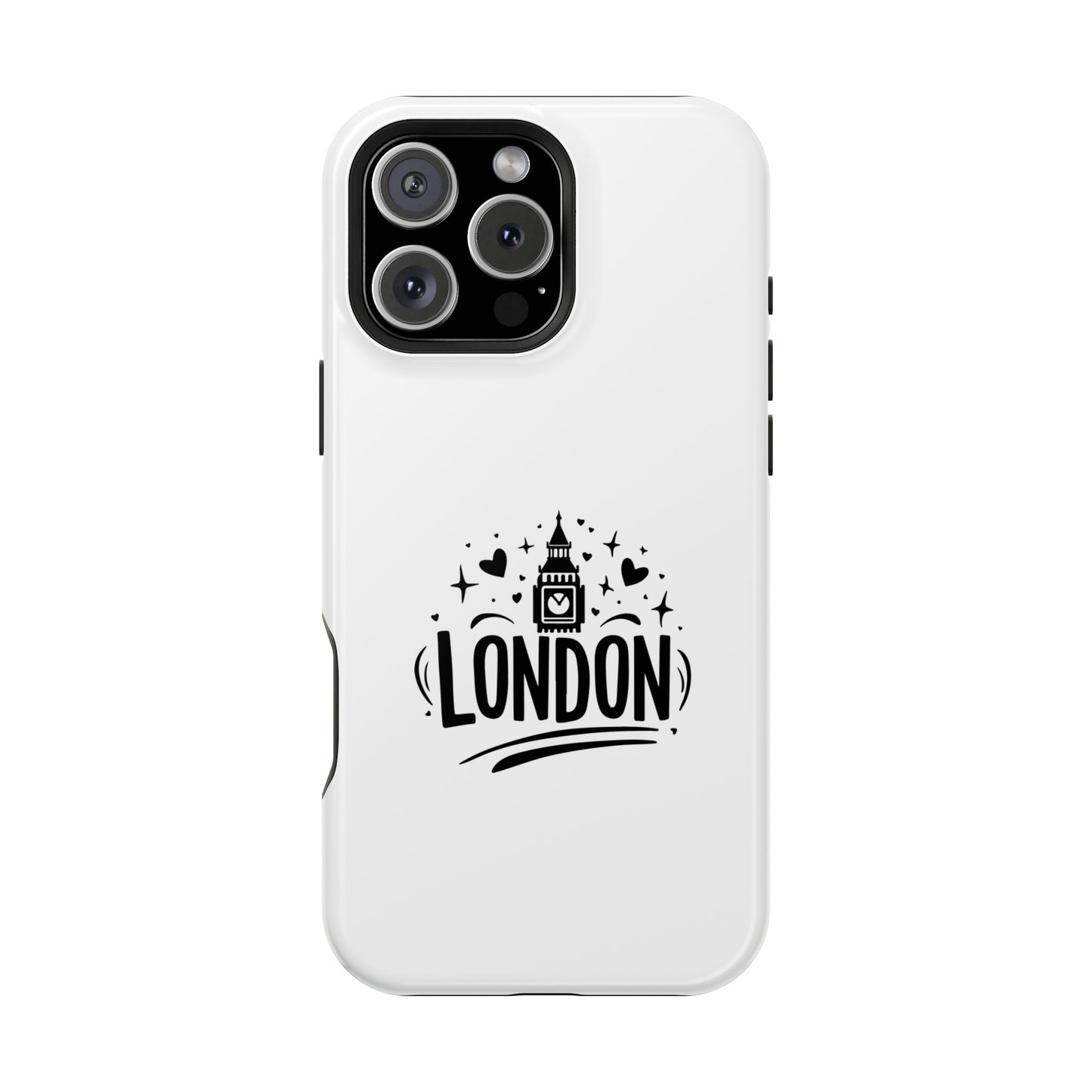 Stylish Magnetic Phone Case with London Design, Travel Gift, Unique Protection, Customizable Accessories, Phone Cover, Modern Tech
