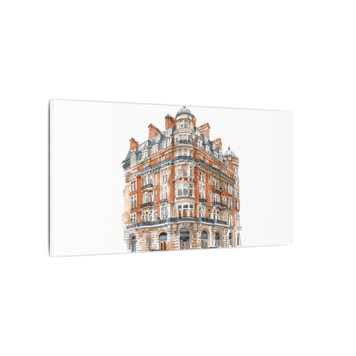 Artistic Matte Canvas Print of Historic Building, Wall Art Decor, Home Interior, Unique Gift, Fine Art, Architecture Lover, Urban Design