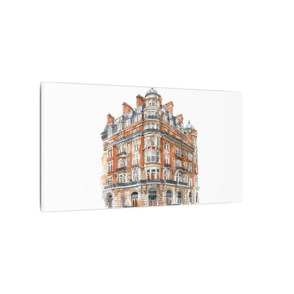 Artistic Matte Canvas Print of Historic Building, Wall Art Decor, Home Interior, Unique Gift, Fine Art, Architecture Lover, Urban Design