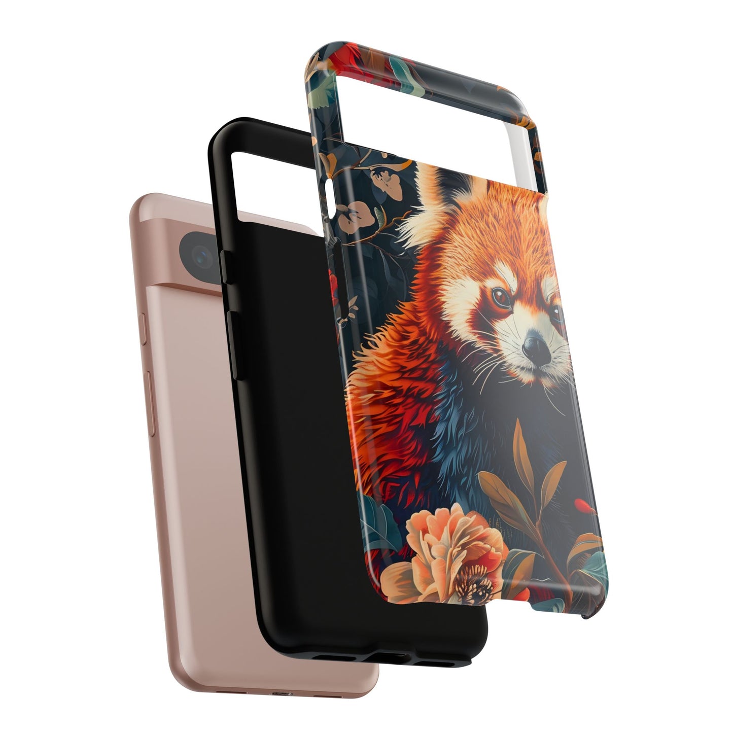 Cute Red Panda Phone Case, Wildlife Lover Gift, Tough Cases for iPhone, Nature-Themed Phone Cover, Animal Art Shell, Cute Tech Accessories