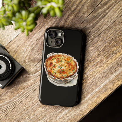 Quiche Phone Case - Funky Kitchen Decor, Foodie Gift, Chef Accessories, Culinary Art, Quirky Phone Cover