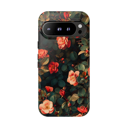 Floral Phone Case - Elegant Floral Design, Tough Protective Case, Perfect Gift for Her, Trendy Phone Accessories, Mother’s Day, Birthday