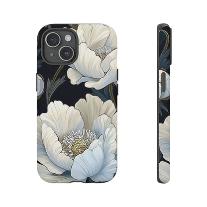 Floral Phone Case, Tough Cases for Women, Stylish Phone Cover, Floral Design Phone Protector, Nature Inspired Tech Accessories