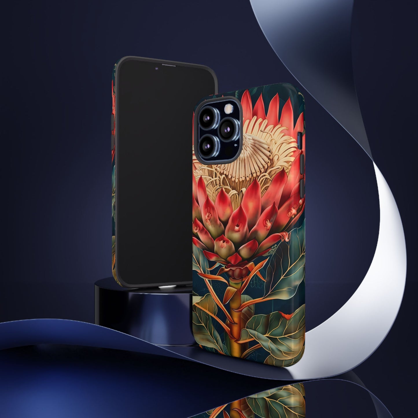 Tough Cases: Vibrant Floral Phone Case, Tough Phone Covers, Floral Art Cases, Nature Design Accessories, Gift for Nature Lovers