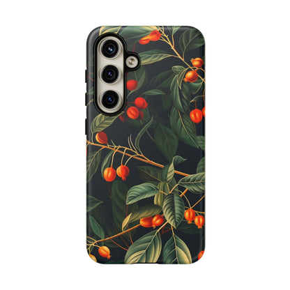 Tough Cases, Floral Phone Case, Nature-Inspired Tech, Unique Gift, Phone Accessory, Botanical Design, Fall Vibes