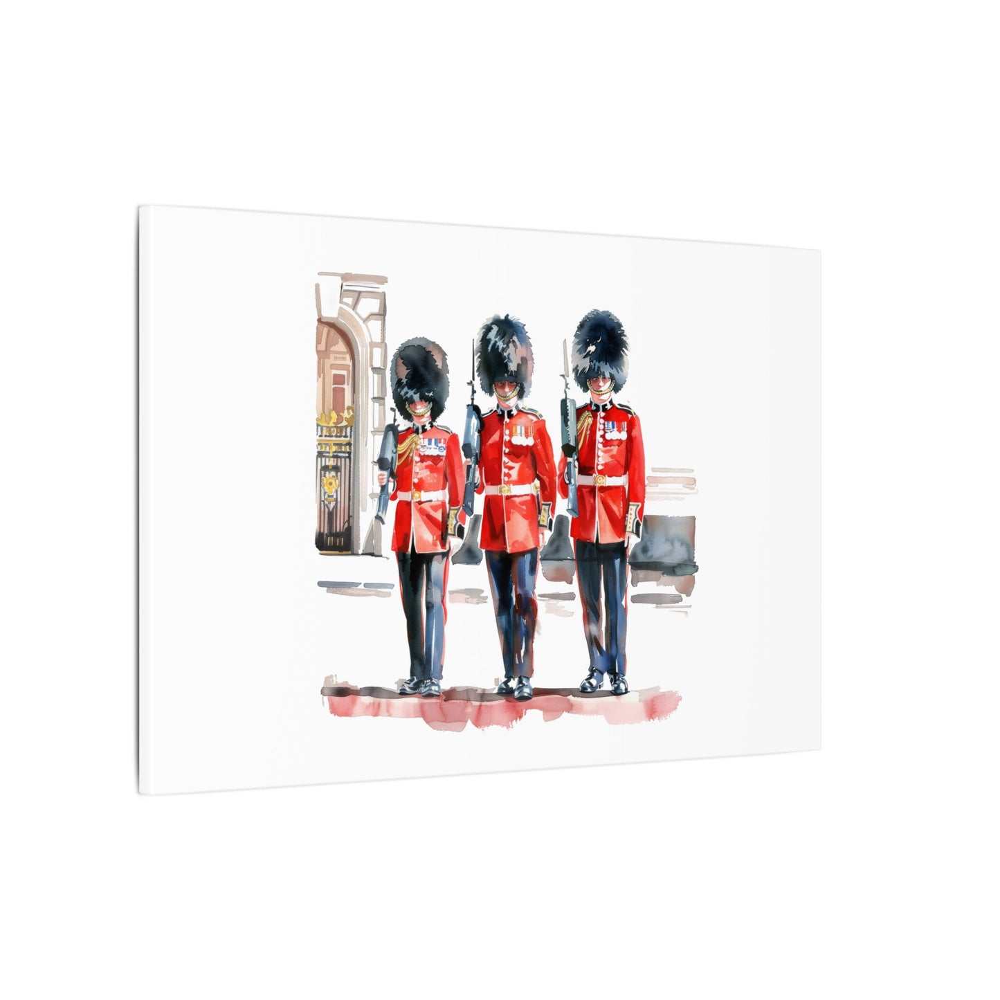 Royal Guards Canvas Print, British Wall Art, Home Decor, Unique Gift, London Culture