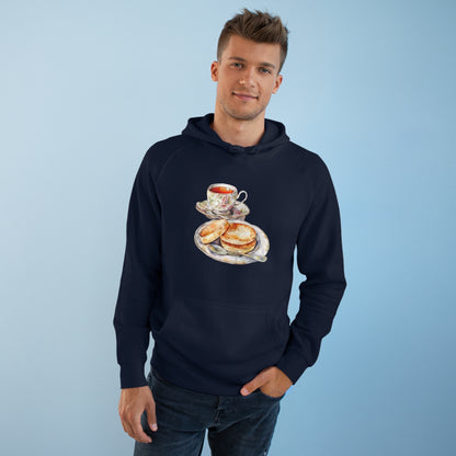 Elegant Unisex Hoodie - British Food Traditional Dishes and Culinary Delights