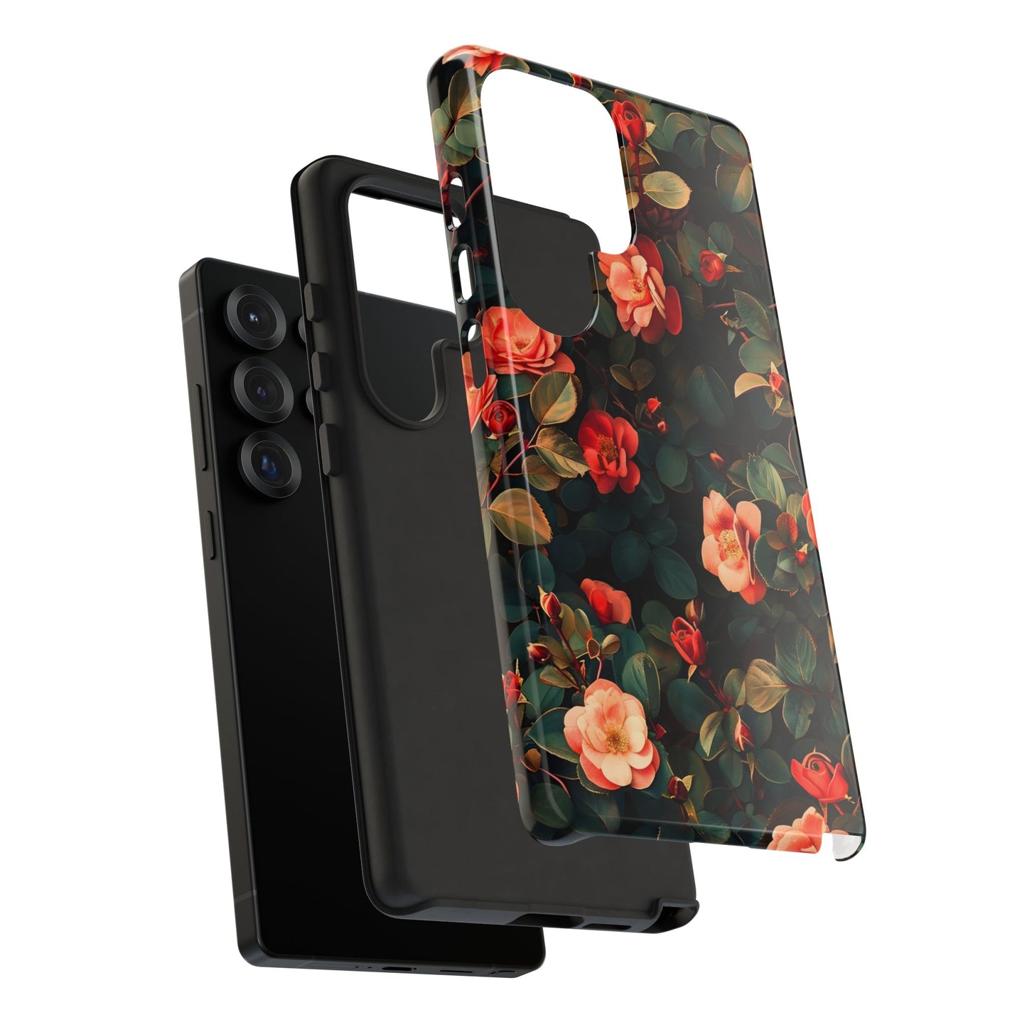 Floral Phone Case - Elegant Floral Design, Tough Protective Case, Perfect Gift for Her, Trendy Phone Accessories, Mother’s Day, Birthday