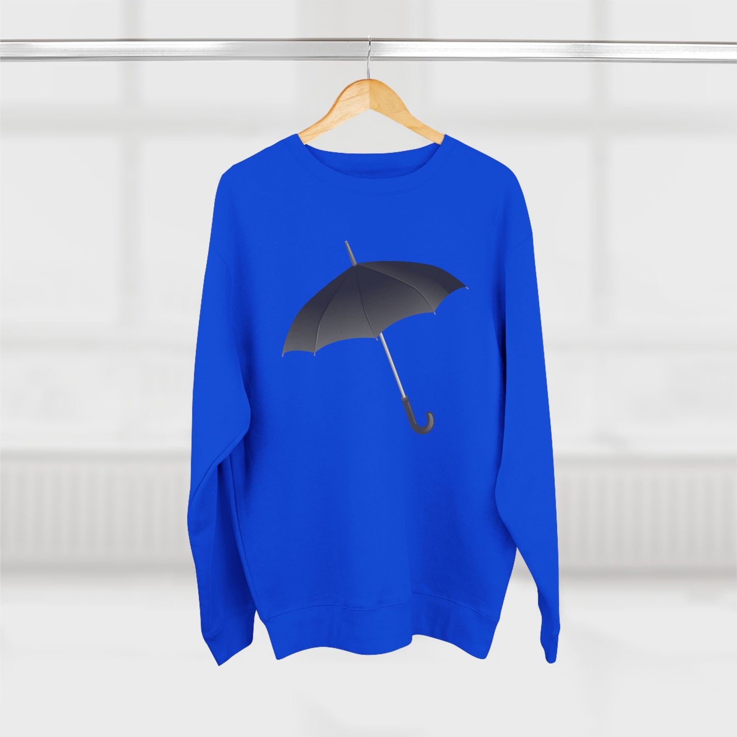 Unisex Crewneck Sweatshirt - Regal Royal Umbrella
