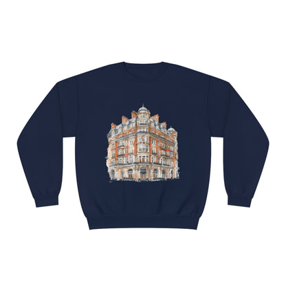 Unisex NuBlend® Crewneck Sweatshirt - British Historic House Classic Architectural Elegance