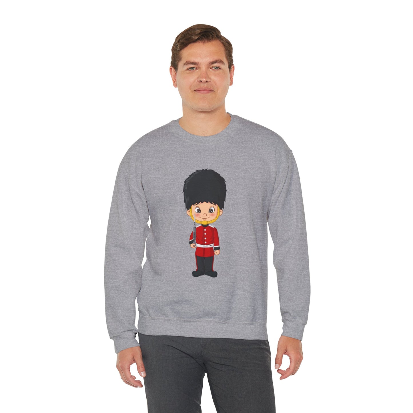Unisex Heavy Blend™ Crewneck Sweatshirt Classy - Soldier - Classic Military Elegance and Honorable