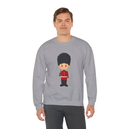 Unisex Heavy Blend™ Crewneck Sweatshirt Classy - Soldier - Classic Military Elegance and Honorable