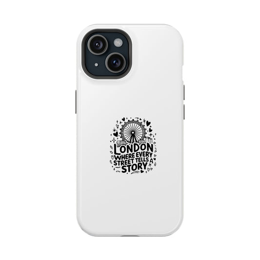 London Story Magnetic Tough Case - Unique Design for Travel Lovers