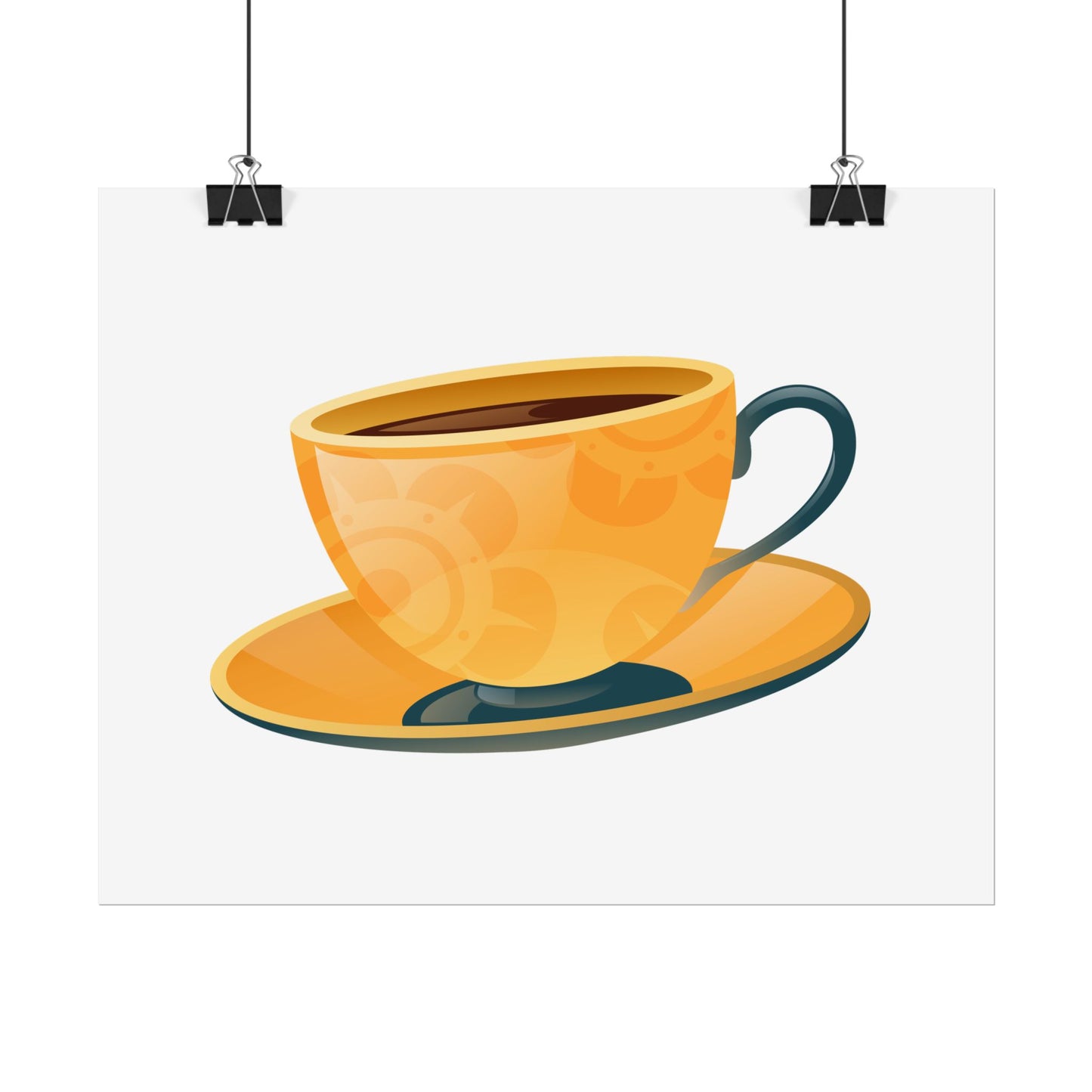 Coffee Lovers Rolled Posters, Cute Coffee Art, Kitchen Decor, Coffee Shop Print, Gift for Coffee Enthusiasts