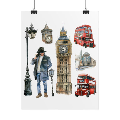 London themed Rolled Posters