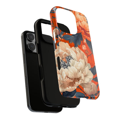 Floral Tough Case, Durable Floral Phone Case, Stylish Protection Case, Gift for Her, Spring Accessories, Mother’s Day Gift