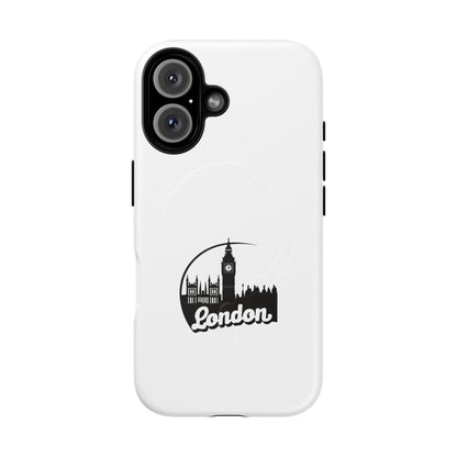 Stylish Tough Magnetic Phone Case with London Skyline, Unique Design, Perfect Gift for Travelers, Phone Protection, Customizable Accessories