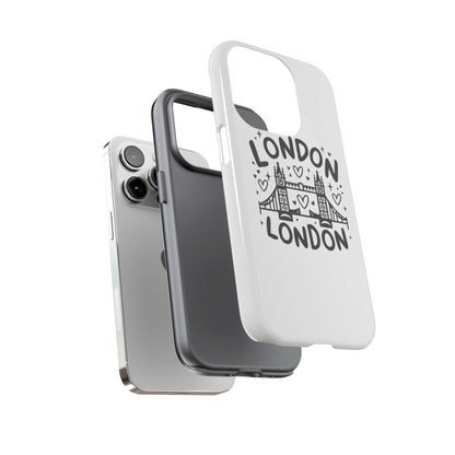 Love London Bridge Phone Case, Tough Cases for London Lovers, Cute Protection, Travel Gift, Phone Accessory, Design with Love