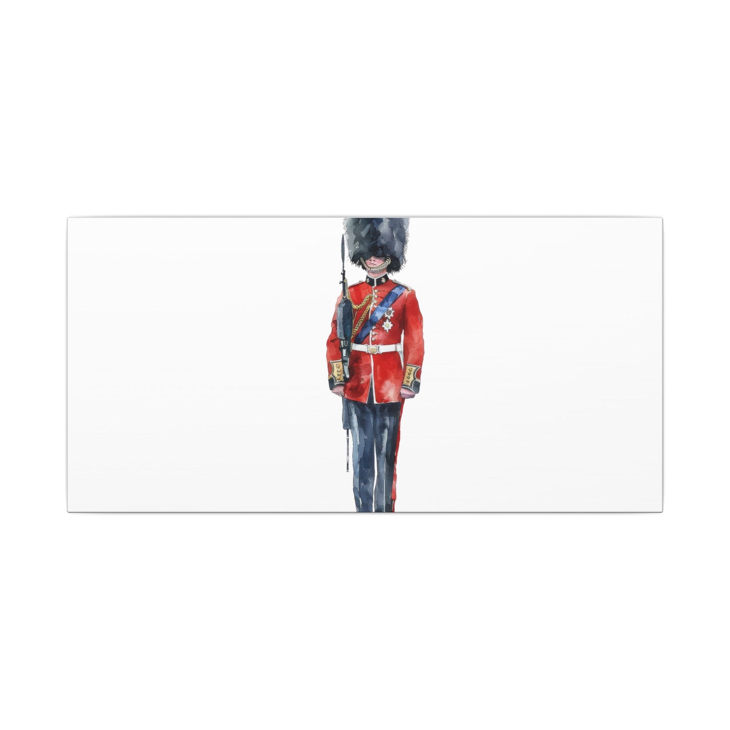 Royal Guard Canvas Art Print, British Soldier Wall Decor, Home Decoration, Gift for History Lovers, Art for Offices, Unique Wall Gallery
