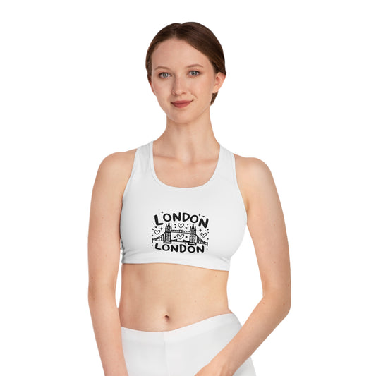 Sports Bra - Stylish London - Perfect for Active Lifestyle & Travel Enthusiasts