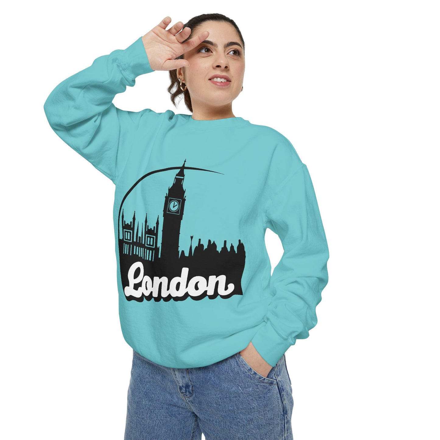 Unisex Garment-Dyed Sweatshirt - Cozy London
